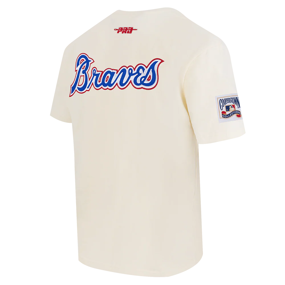 MLB ATLANTA BRAVES BEST OF MEN'S CJ DROP SHOULDER TEE (EGGSHELL) - Image 4