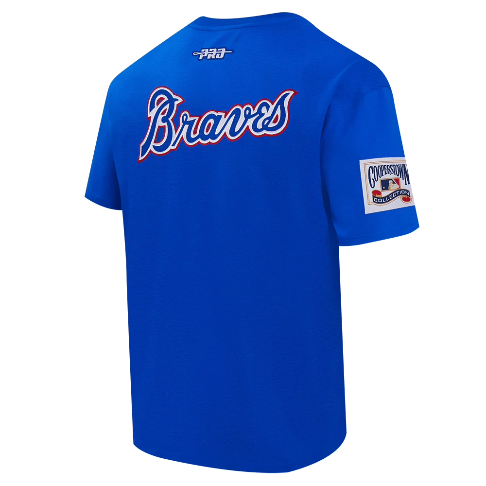 MLB ATLANTA BRAVES BEST OF MEN'S CJ DROP SHOULDER TEE (ROYAL BLUE) - Image 4