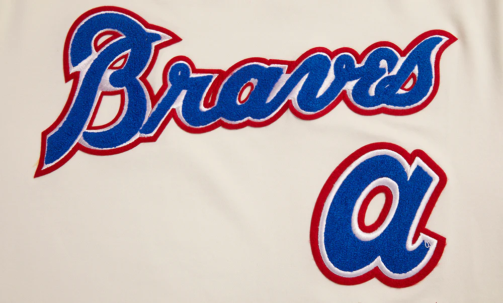 MLB ATLANTA BRAVES RETRO CLASSIC MEN'S TOP (EGGSHELL/ RED) - Image 6