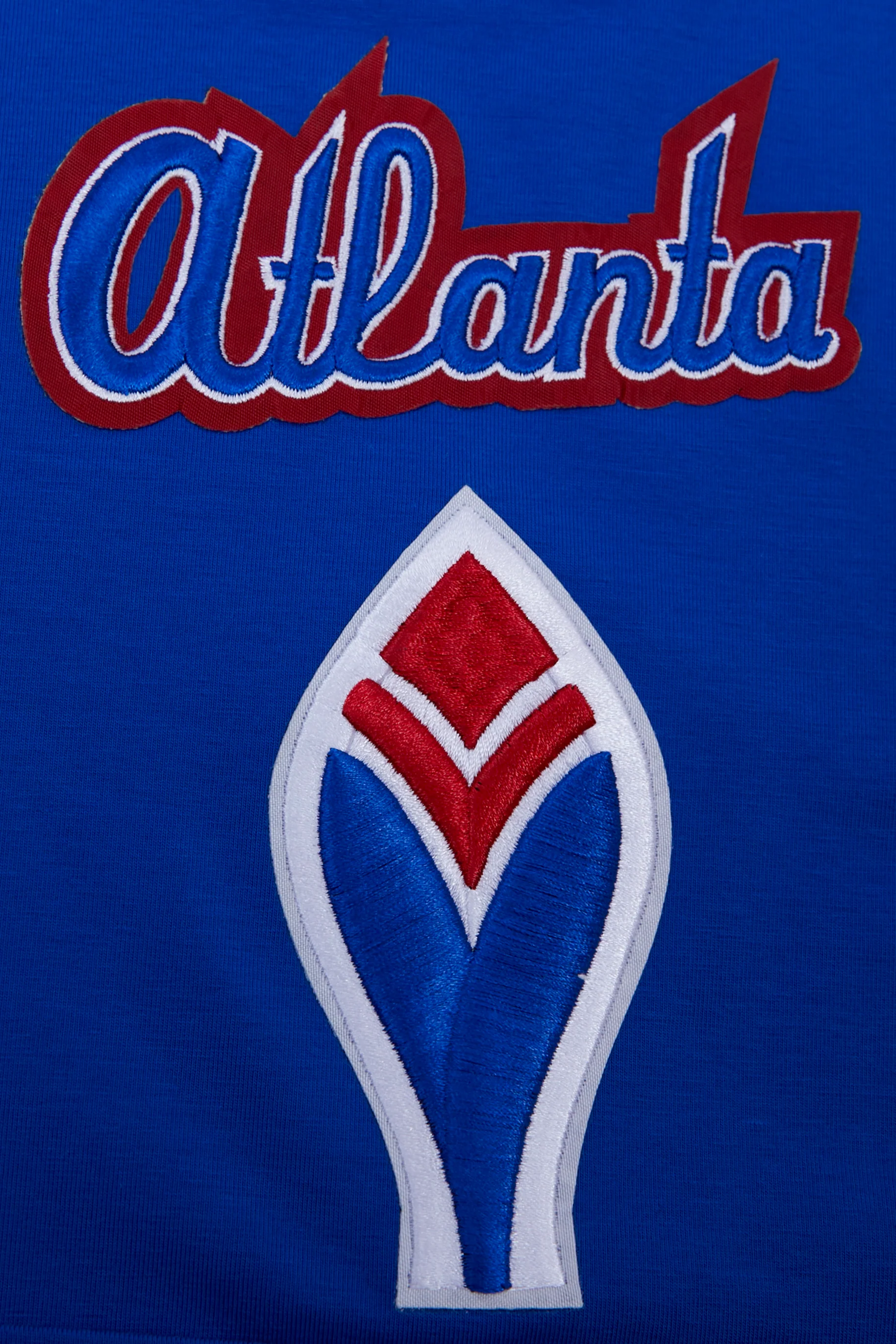 MLB ATLANTA BRAVES RETRO CLASSIC MEN'S STRIPED TOP (ROYAL BLUE/RED) - Image 6