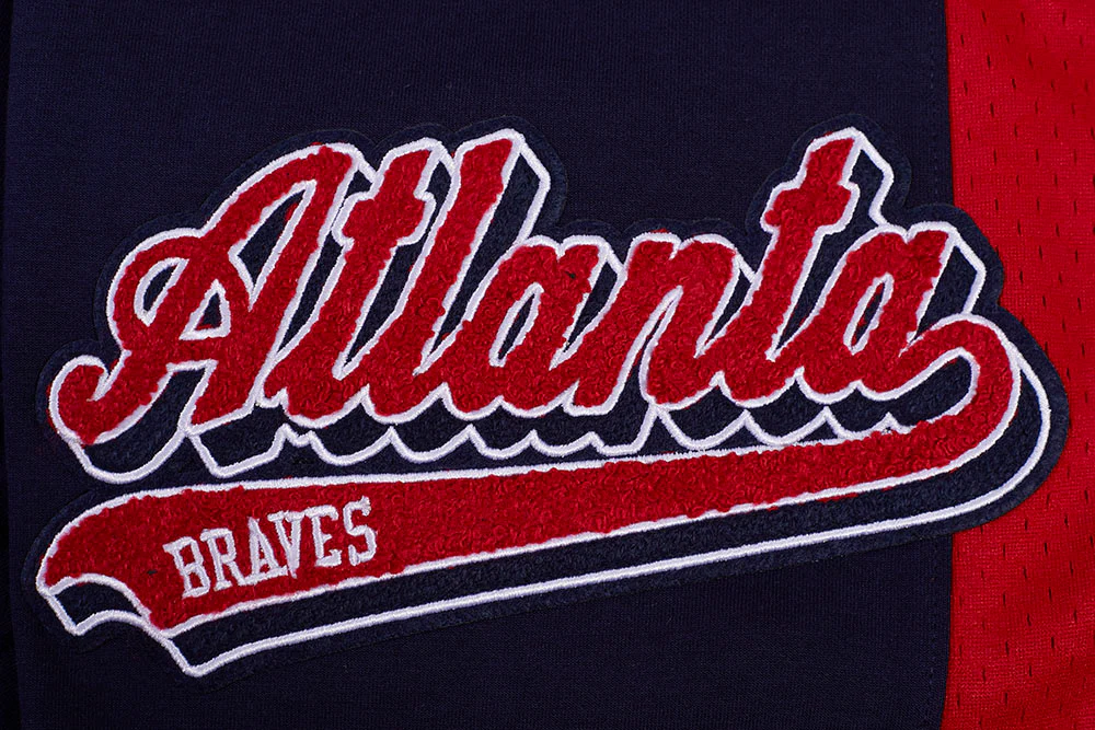 MLB ATLANTA BRAVES SCRIPT TAIL MEN'S DOUBLE KNIT 2.0 SHORT (MIDNIGHT NAVY/RED/MIDNIGHT NAVY) - Image 6