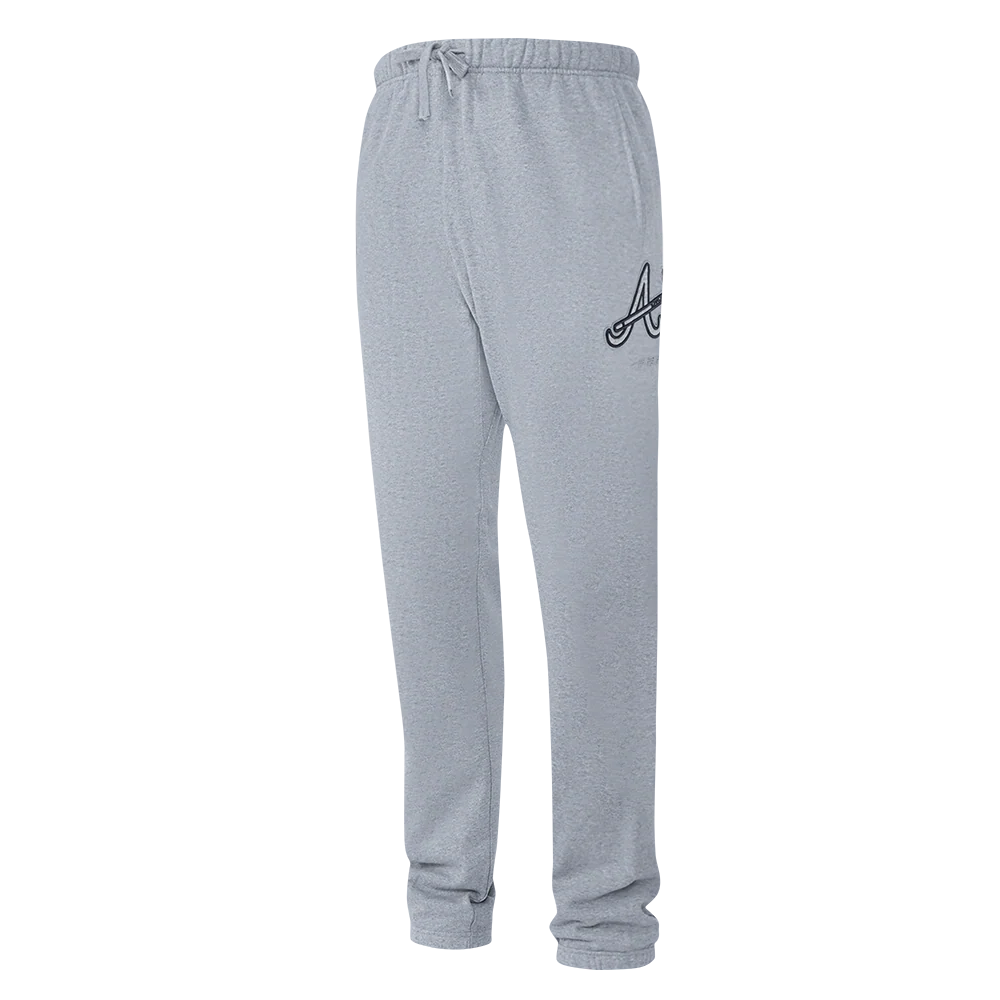 MLB ATLANTA BRAVES NEUTRAL MEN'S SWEATPANT (DARK HEATHER GRAY)