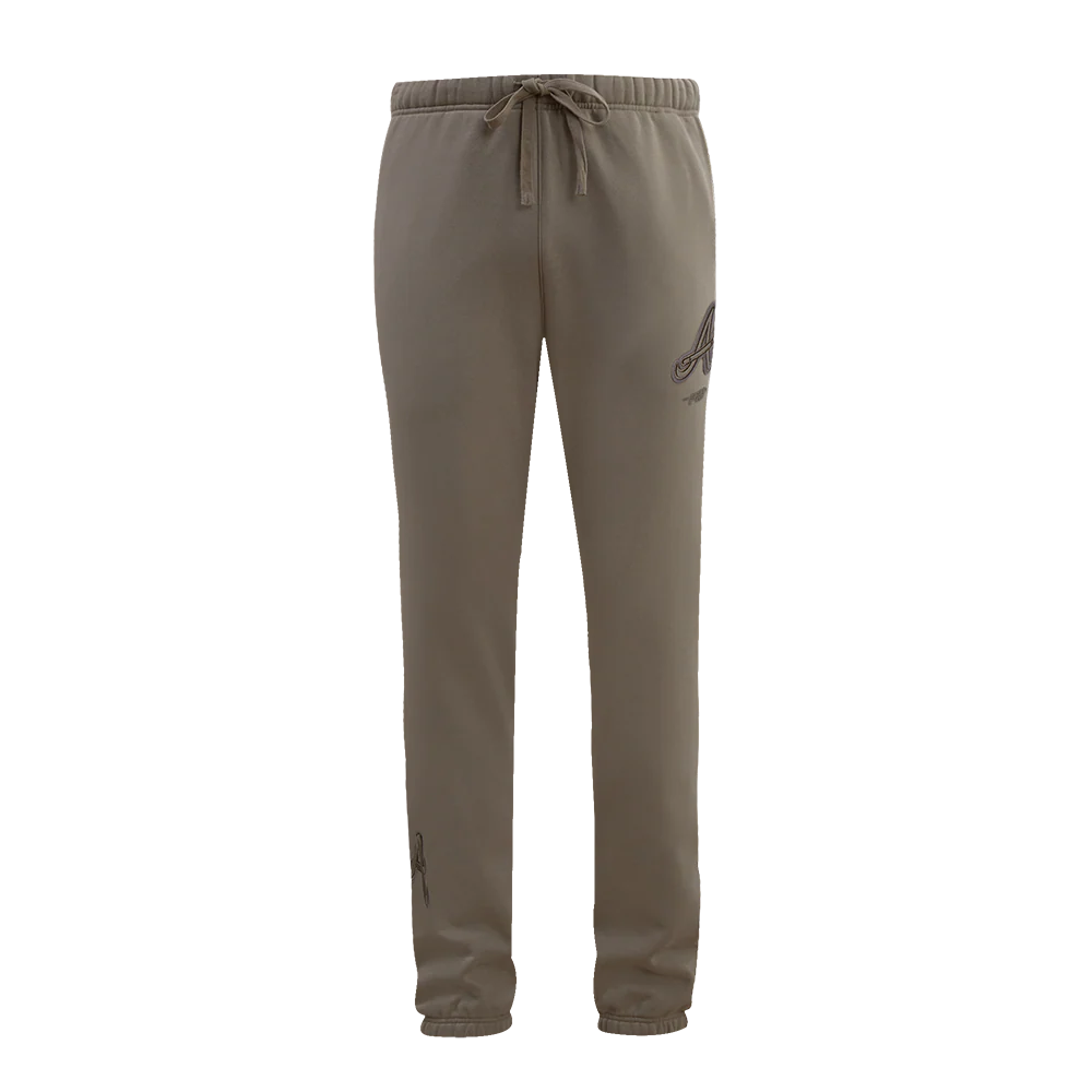 MLB ATLANTA BRAVES NEUTRAL MEN'S SWEATPANT (DARK TAUPE) - Image 2