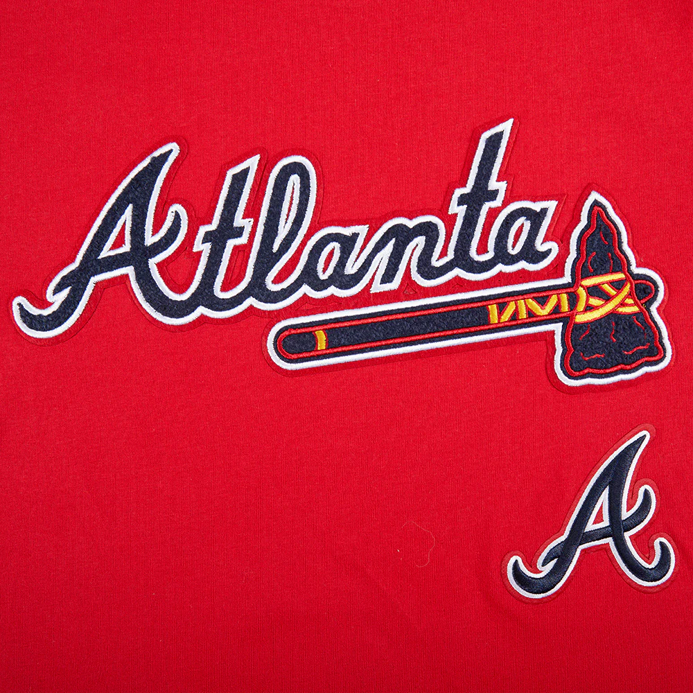 MLB ATLANTA BRAVES CLASSIC BIG BOYS SHORT SLEEVE TOP (RED) - Image 3