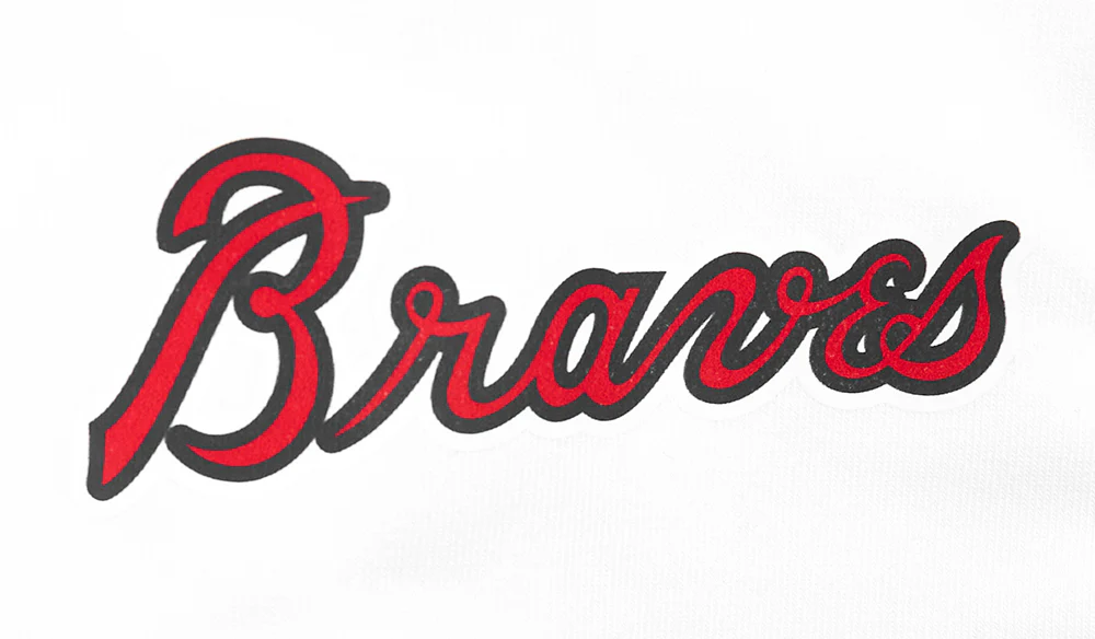 MLB ATLANTA BRAVES CLASSIC WOMEN'S COTTON BIKE SHORT (WHITE) - Image 6