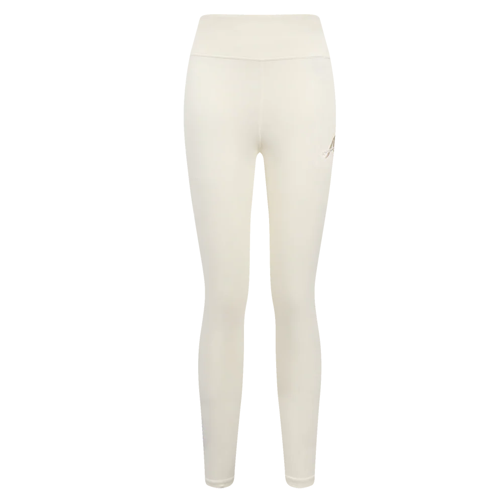 MLB ATLANTA BRAVES NEUTRAL WOMEN'S JERSEY LEGGING (EGGSHELL) - Image 8
