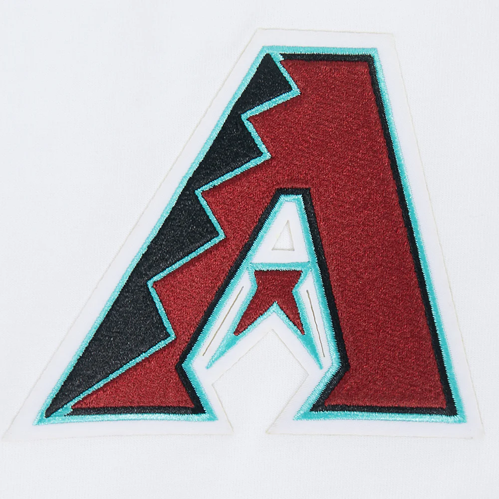 MLB ARIZONA DIAMONDBACKS WINGSPAN MEN'S CJ DROP SHOULDER TEE (WHITE) - Image 4