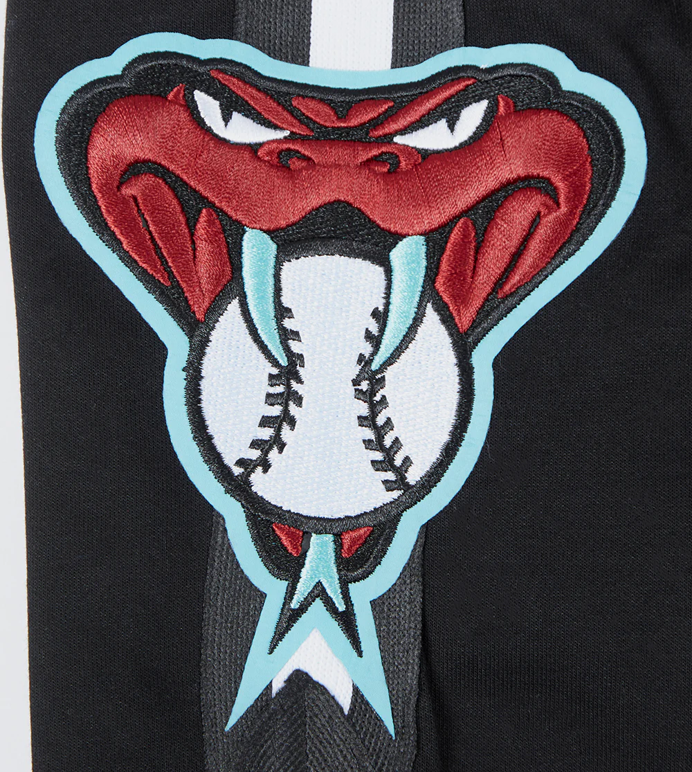 MLB ARIZONA DIAMONDBACKS CLASSIC CHENILLE MEN'S DK SHORT (BLACK) - Image 6