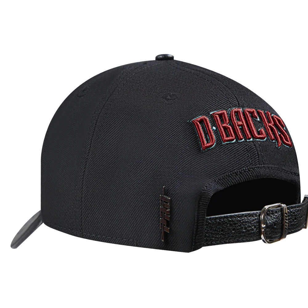 MLB ARIZONA DIAMONDBACKS CITY SIGNATURE MEN'S PINCH FRONT STRAPBACK (BLACK) - Image 3