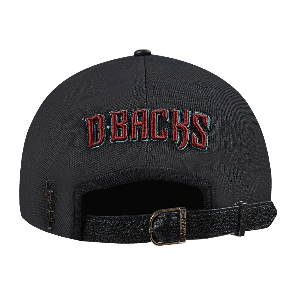 MLB ARIZONA DIAMONDBACKS CITY SIGNATURE MEN'S PINCH FRONT STRAPBACK (BLACK) - Image 4