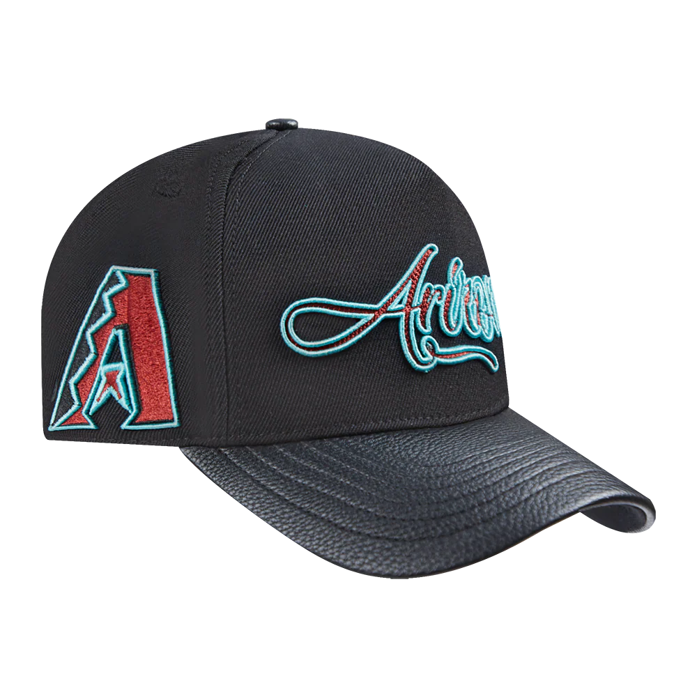 MLB ARIZONA DIAMONDBACKS CITY SIGNATURE MEN'S PINCH FRONT STRAPBACK (BLACK) - Image 5