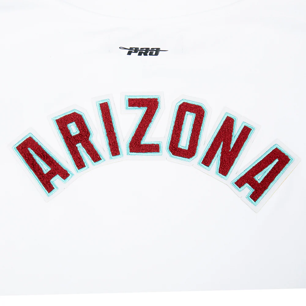 MLB ARIZONA DIAMONDBACKS CLASSIC WOMEN'S SJ BOXY TEE (WHITE) - Image 5