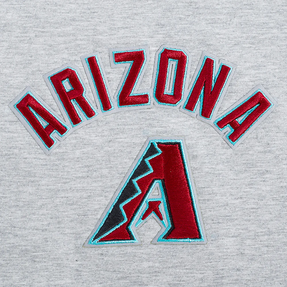 MLB ARIZONA DIAMONDBACKS CLASSIC WOMEN'S RELAXED FIT RACERBACK (HEATHER GREY) - Image 5