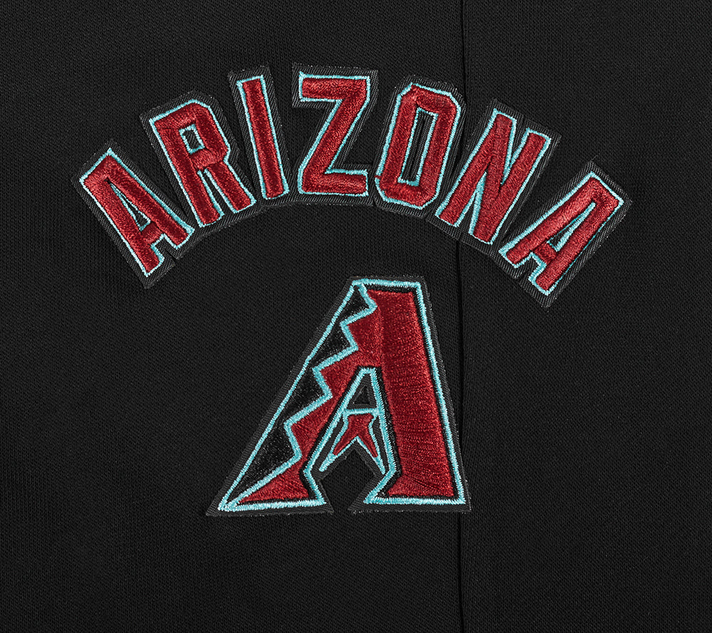 MLB ARIZONA DIAMONDBACKS CLASSIC WOMEN'S FLEECE SWEATPANT (BLACK) - Image 5