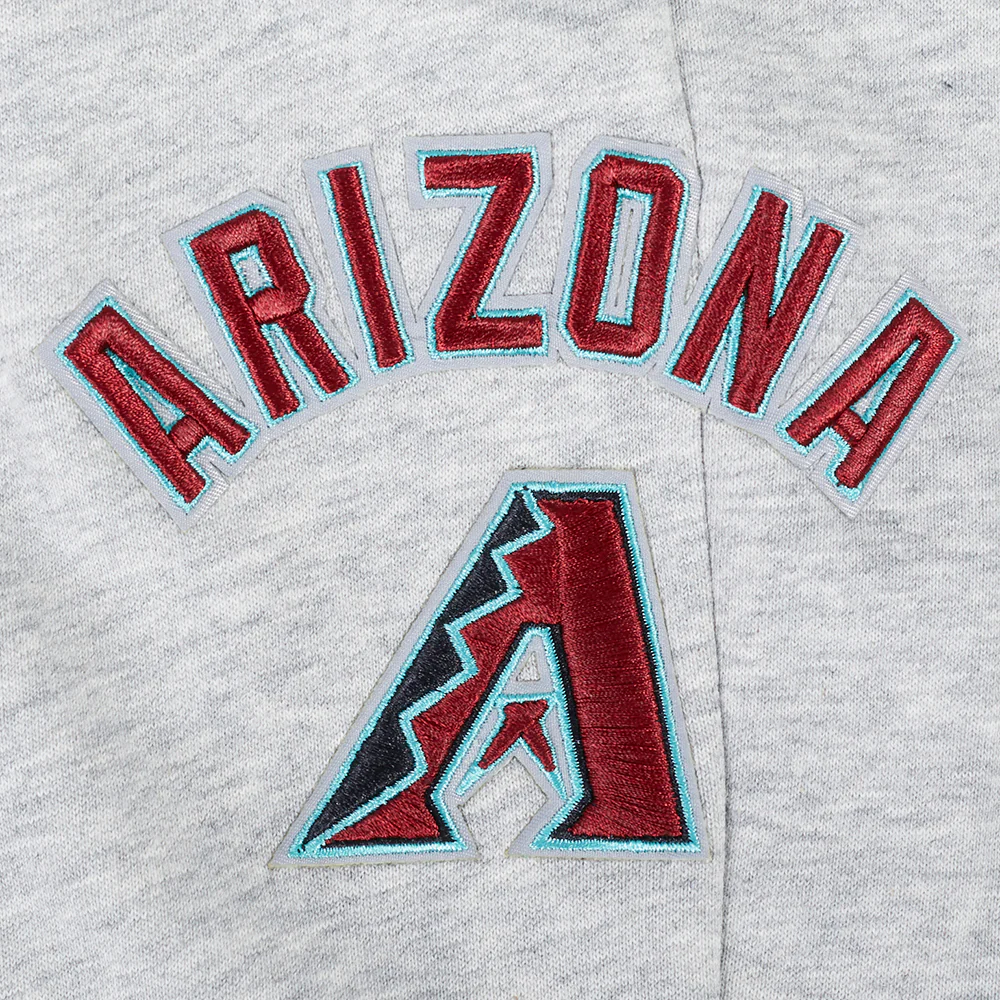 MLB ARIZONA DIAMONDBACKS CLASSIC WOMEN'S FLEECE SWEATPANT (HEATHER GREY) - Image 5