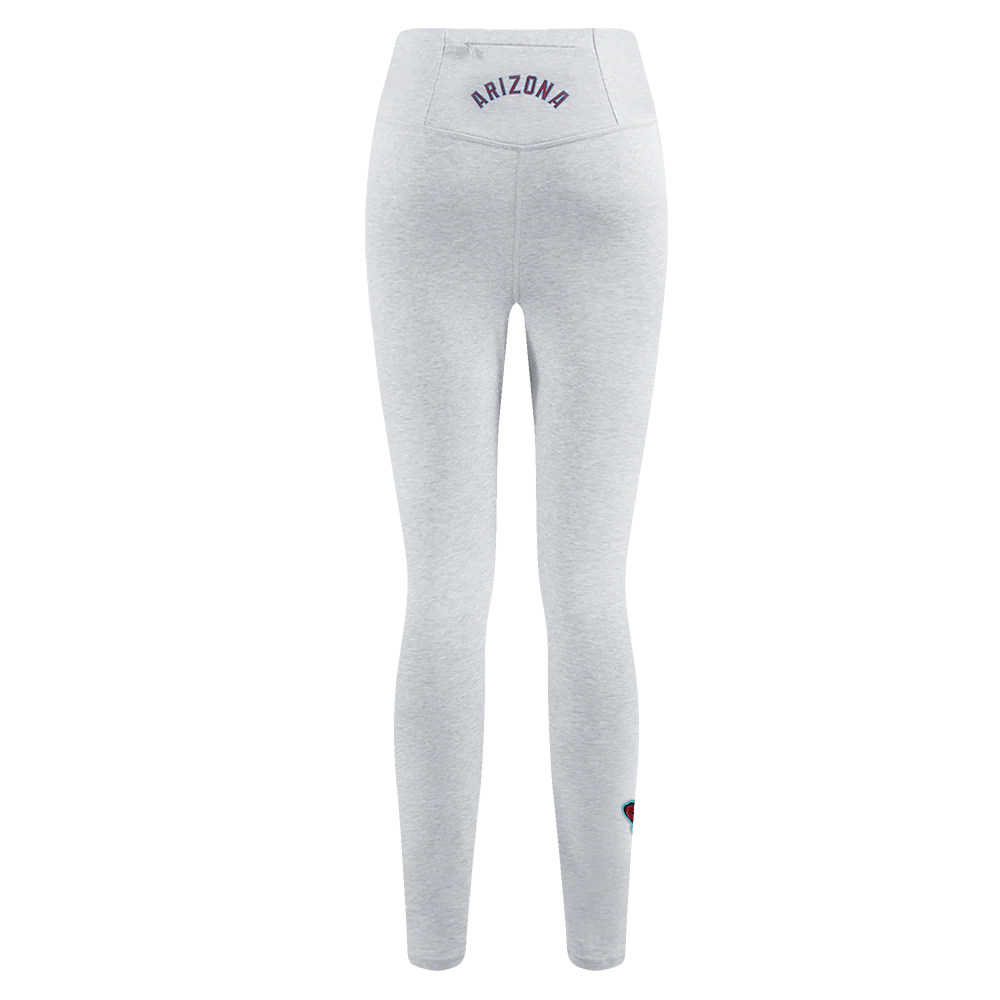 MLB ARIZONA DIAMONDBACKS CLASSIC WOMEN'S JERSEY LEGGING (HEATHER GREY) - Image 4