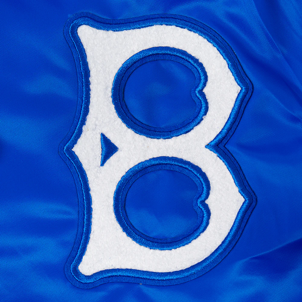 MLB BROOKLYN DODGERS RETRO CLASSIC BIG BOYS RIB SATIN JACKET (ROYAL BLUE) - Image 6