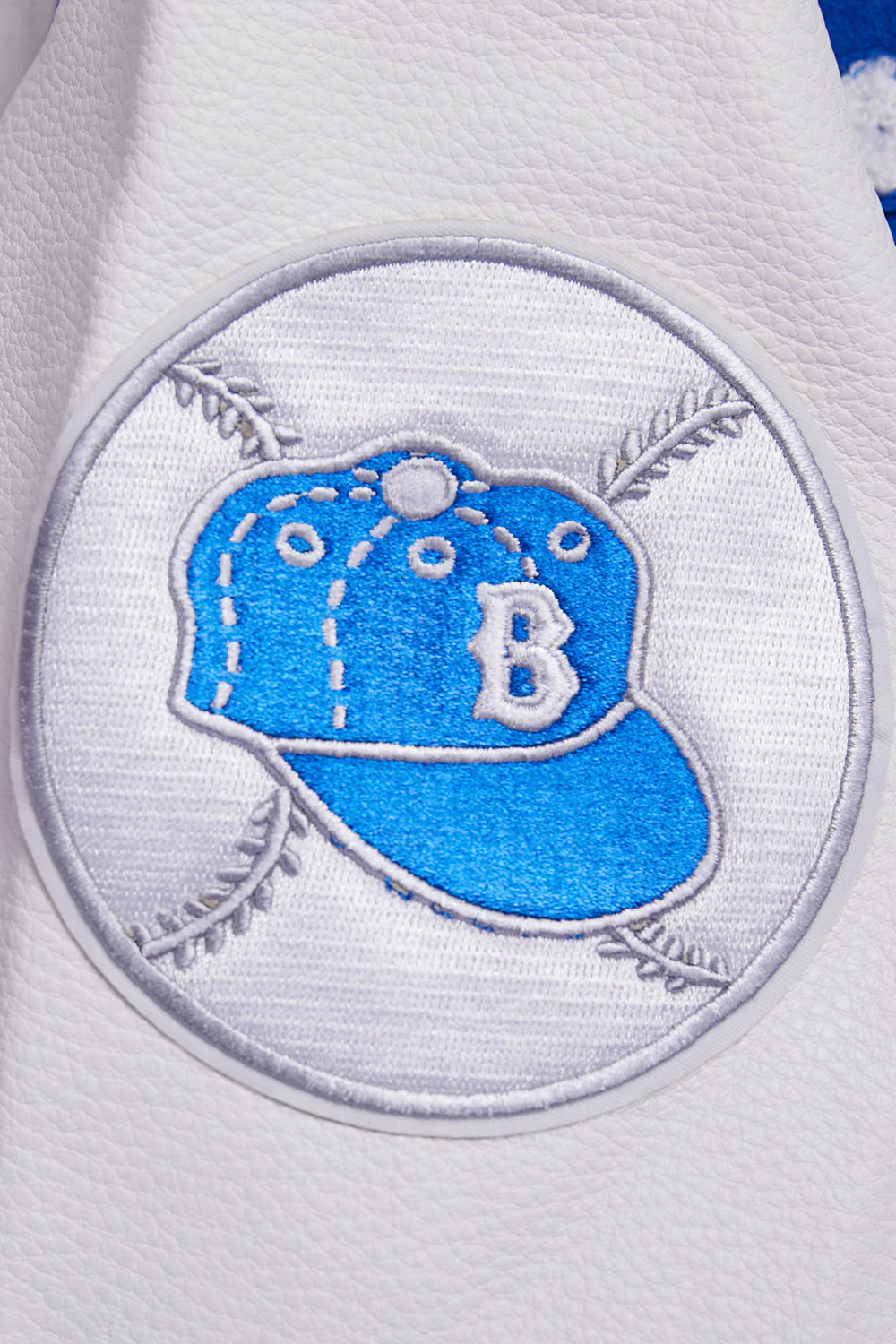 MLB BROOKLYN DODGERS RETRO CLASSIC WOMEN'S RIB WOOL VARSITY JACKET (ROYAL BLUE/WHITE) - Image 11