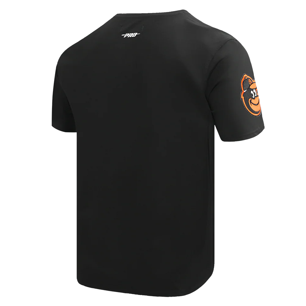 MLB BALTIMORE ORIOLES SCRIPT TAIL MEN'S TOPS (BLACK) - Image 4