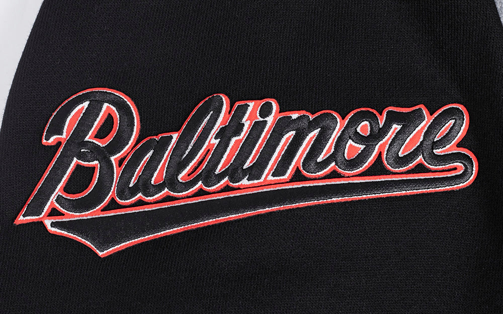 MLB BALTIMORE ORIOLES MASHUP MEN'S TOP (BLACK) - Image 5
