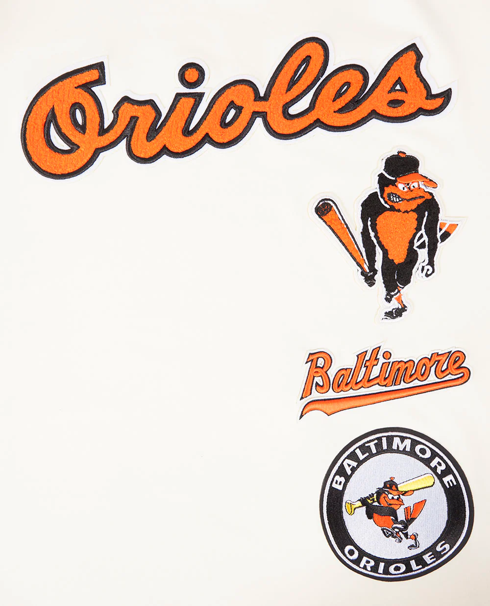 MLB BALTIMORE ORIOLES RETRO CLASSIC MEN'S TOP (EGGSHELL/ BLACK) - Image 6