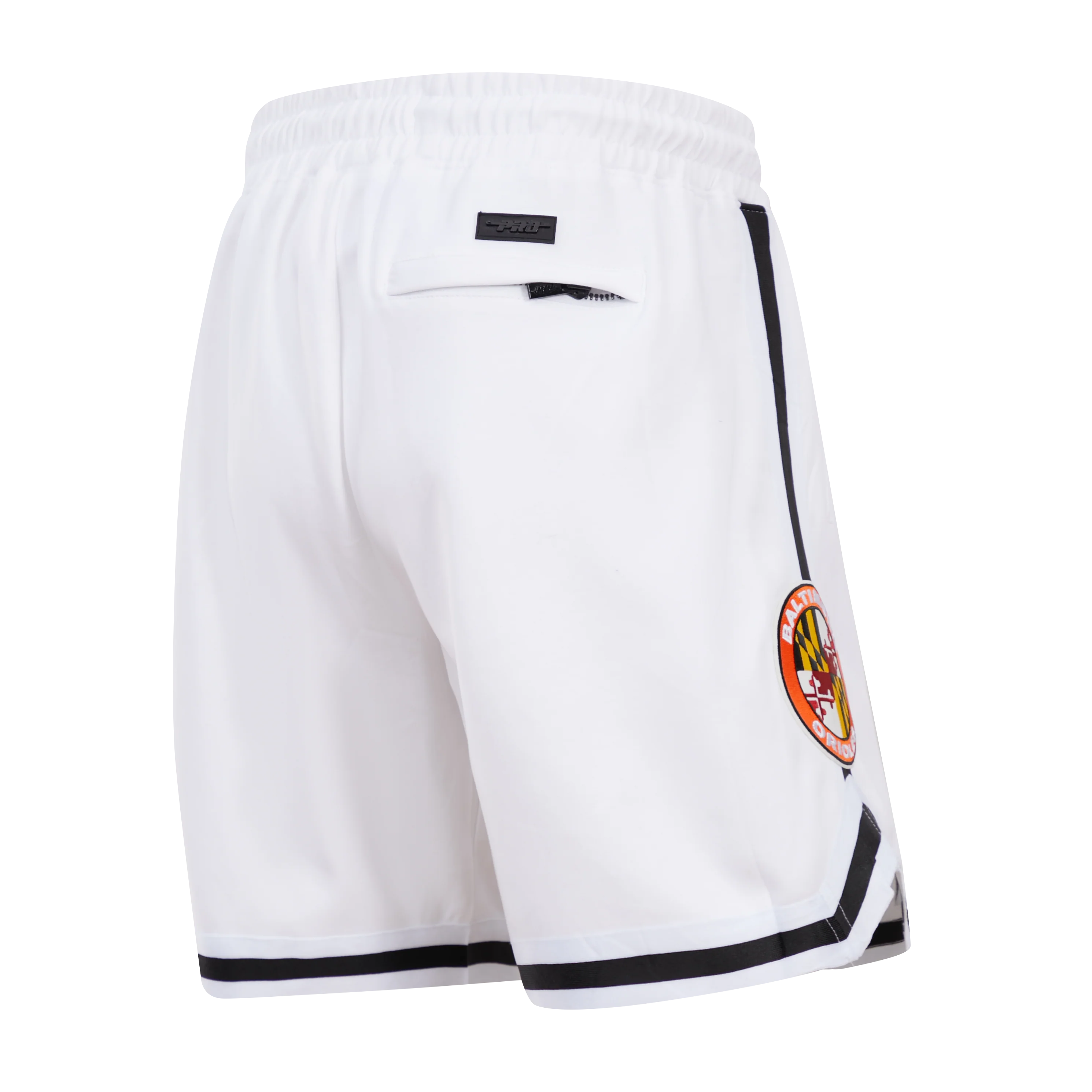 MLB BALTIMORE ORIOLES CLASSIC CHENILLE MEN'S SHORT (WHITE) - Image 5