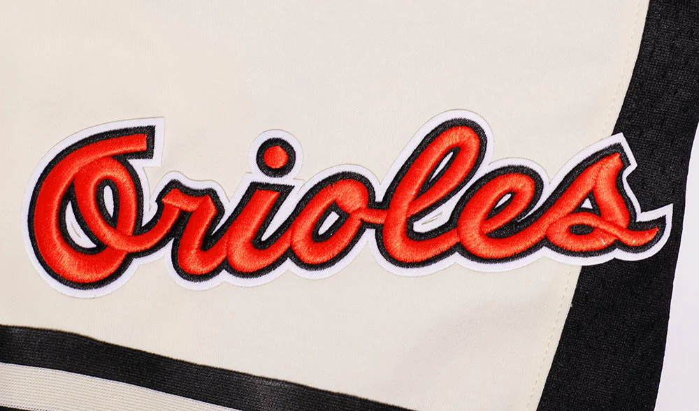 MLB BALTIMORE ORIOLES RETRO CLASSIC MEN'S 2.0 SHORT (EGGSHELL/ BLACK) - Image 8