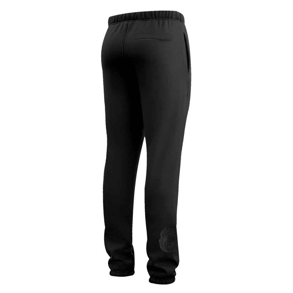 MLB BALTIMORE ORIOLES NEUTRAL MEN'S SWEATPANT (BLACK) - Image 3