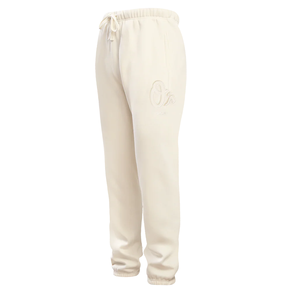 MLB BALTIMORE ORIOLES NEUTRAL MEN'S SWEATPANT (EGGSHELL)
