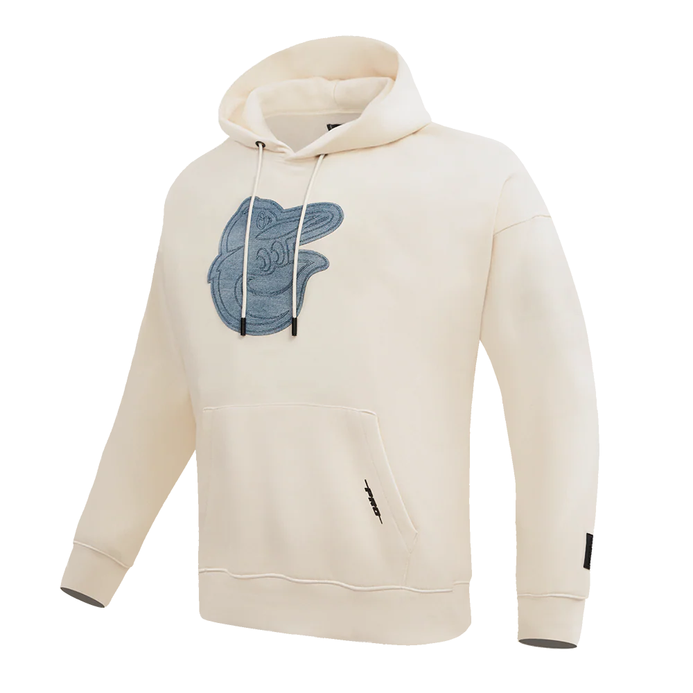 MLB BALTIMORE ORIOLES VARSITY BLUES MEN'S PULLOVER HOODIE (LINEN) - Image 2