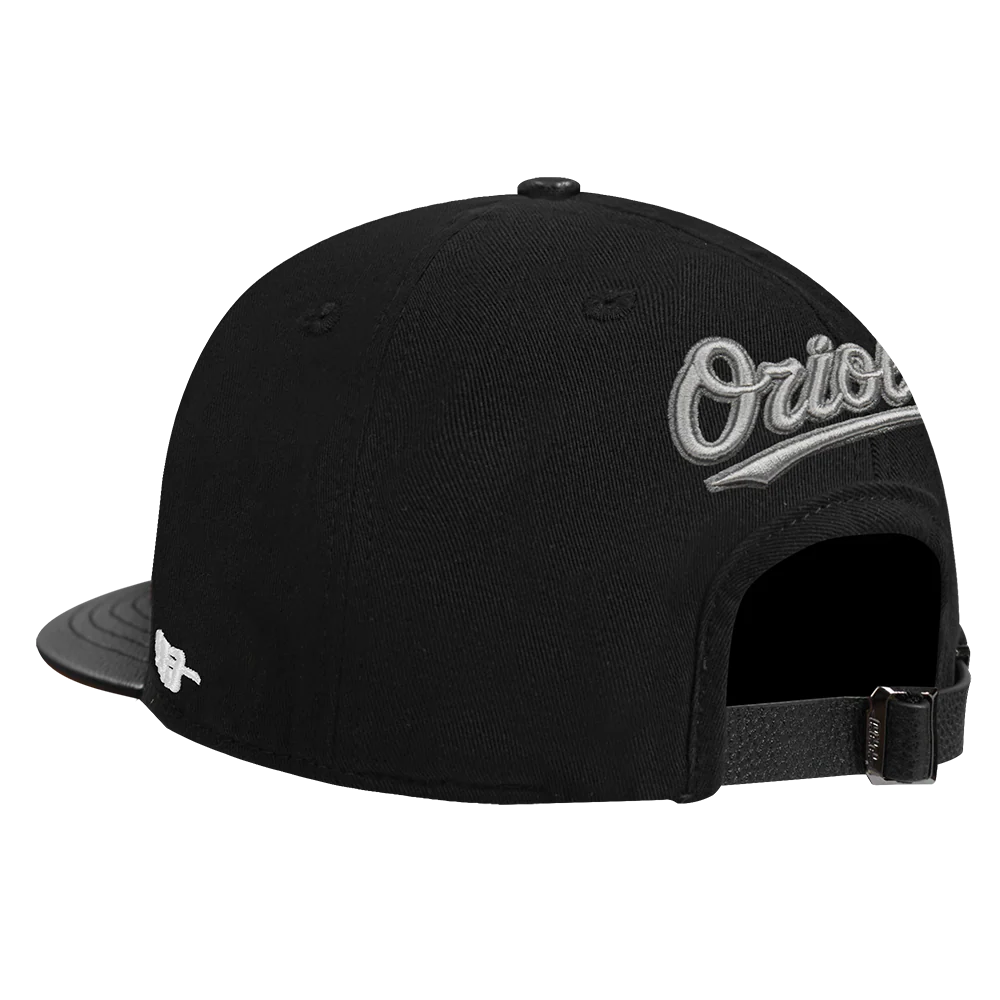 MLB BALTIMORE ORIOLES REVERSE FRENCH TERRY WOOL BLEND PRO SIX ST (EGGSHELL/ BLACK) - Image 3
