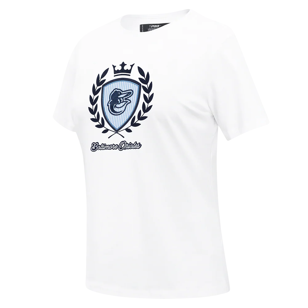 MLB BALTIMORE ORIOLES COUNTRY CLUB WOMEN´S SHORT SLEEVE SLIM FIT TEE (WHITE) - Image 2