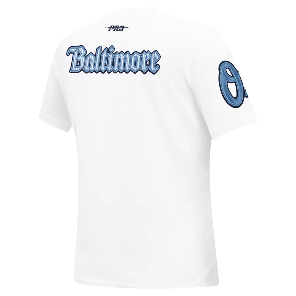 MLB BALTIMORE ORIOLES COUNTRY CLUB WOMEN´S SHORT SLEEVE SLIM FIT TEE (WHITE) - Image 4