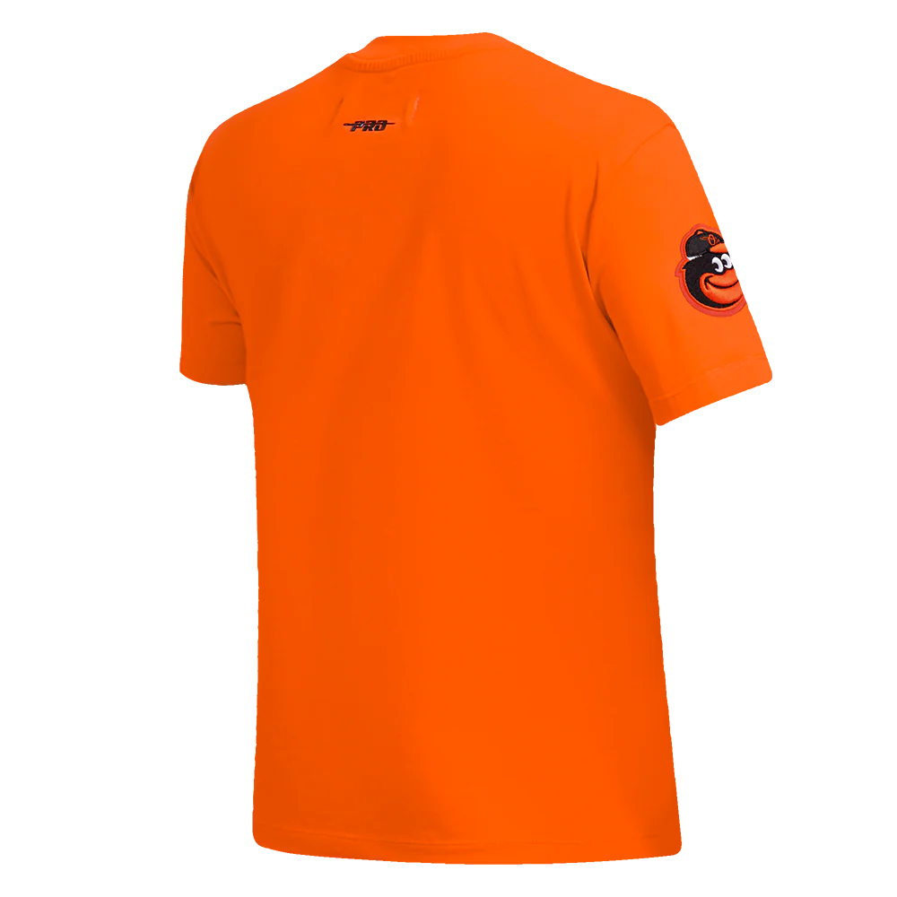 MLB BALTIMORE ORIOLES CLASSIC SHORT SLEEVE WOMEN'S SLIM FIT TOP (ORANGE) - Image 4