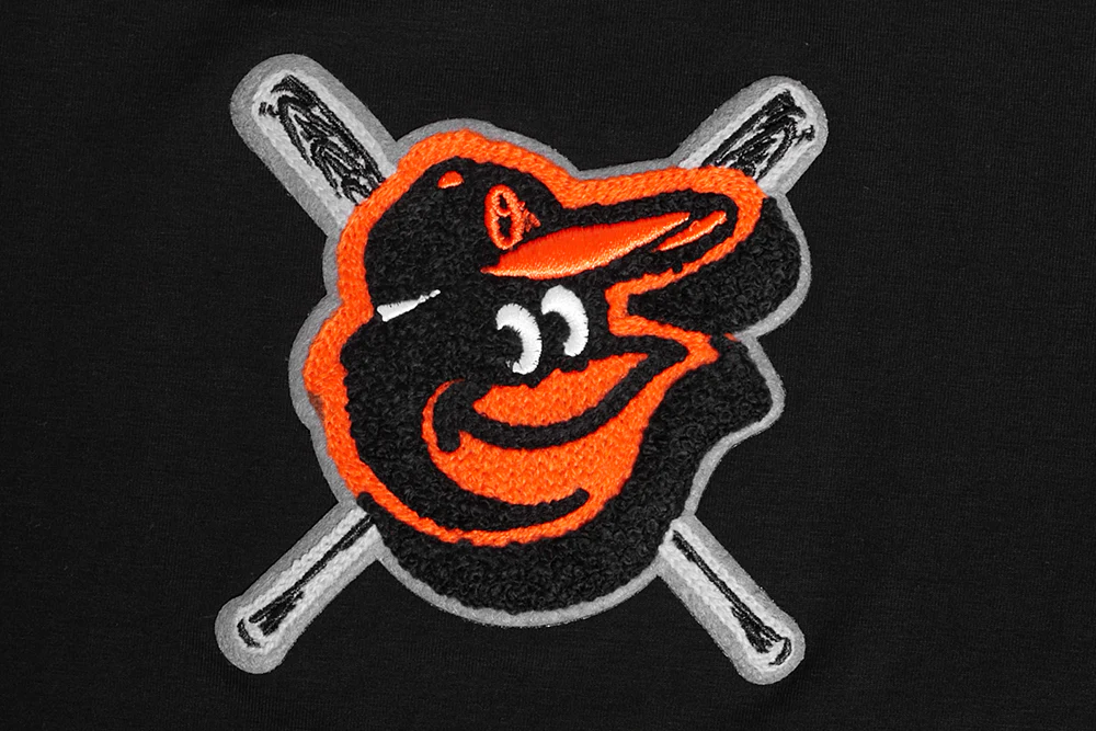 MLB BALTIMORE ORIOLES MASHUP WOMEN'S BOXY TOP (BLACK) - Image 5