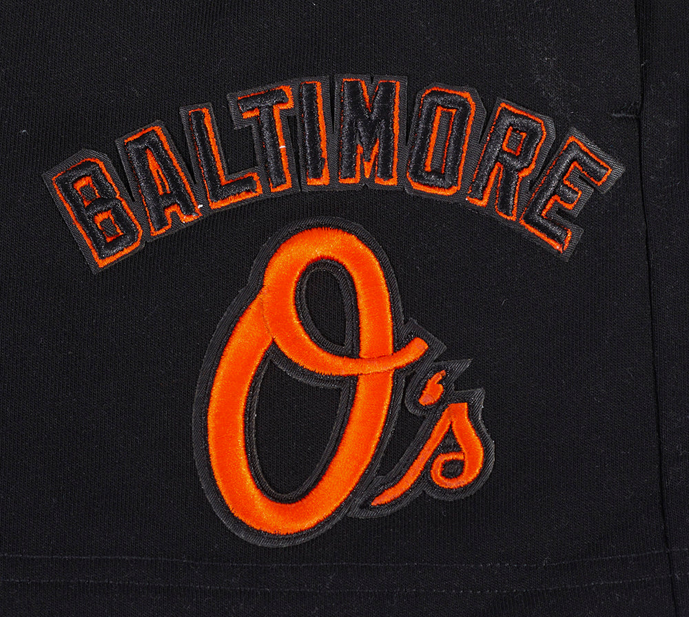MLB BALTIMORE ORIOLES CLASSIC WOMEN'S SHORT (BLACK) - Image 5