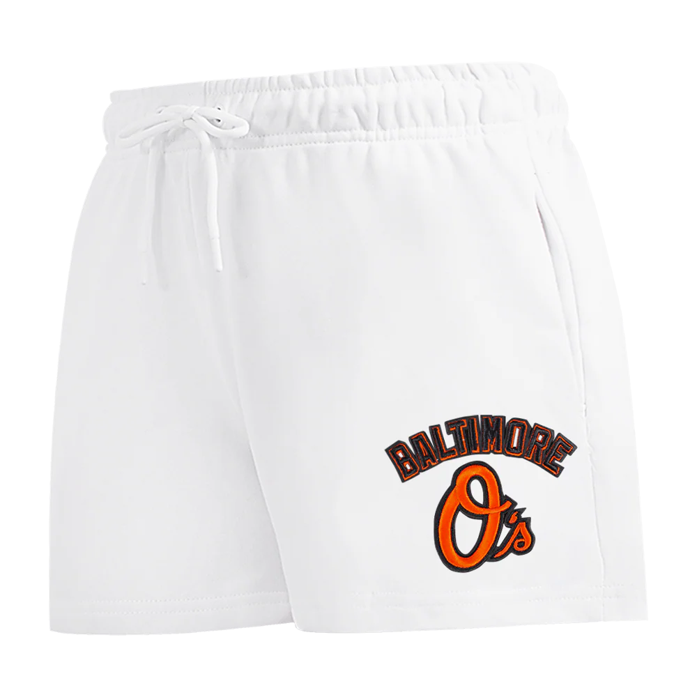 MLB BALTIMORE ORIOLES CLASSIC WOMEN'S SHORT (WHITE)