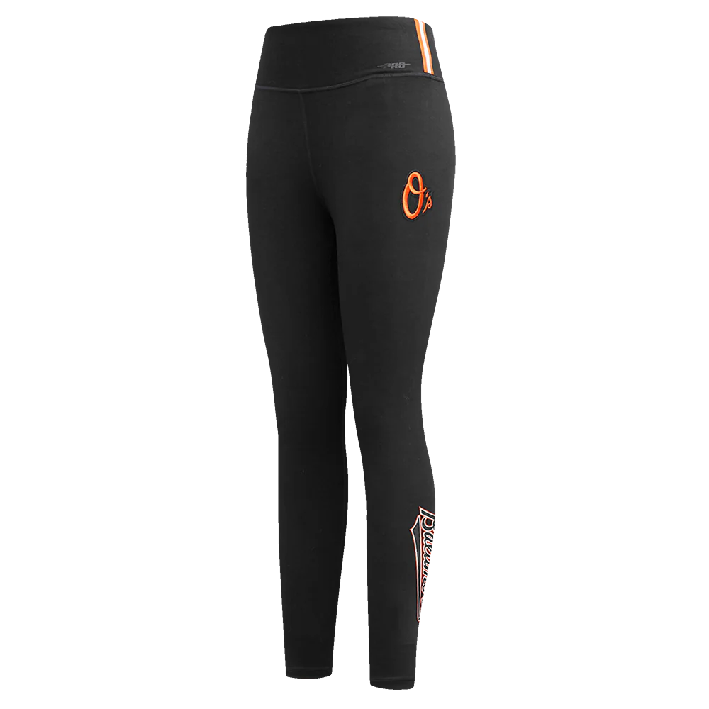 MLB BALTIMORE ORIOLES CLASSIC WOMEN'S JERSEY LEGGING (BLACK)
