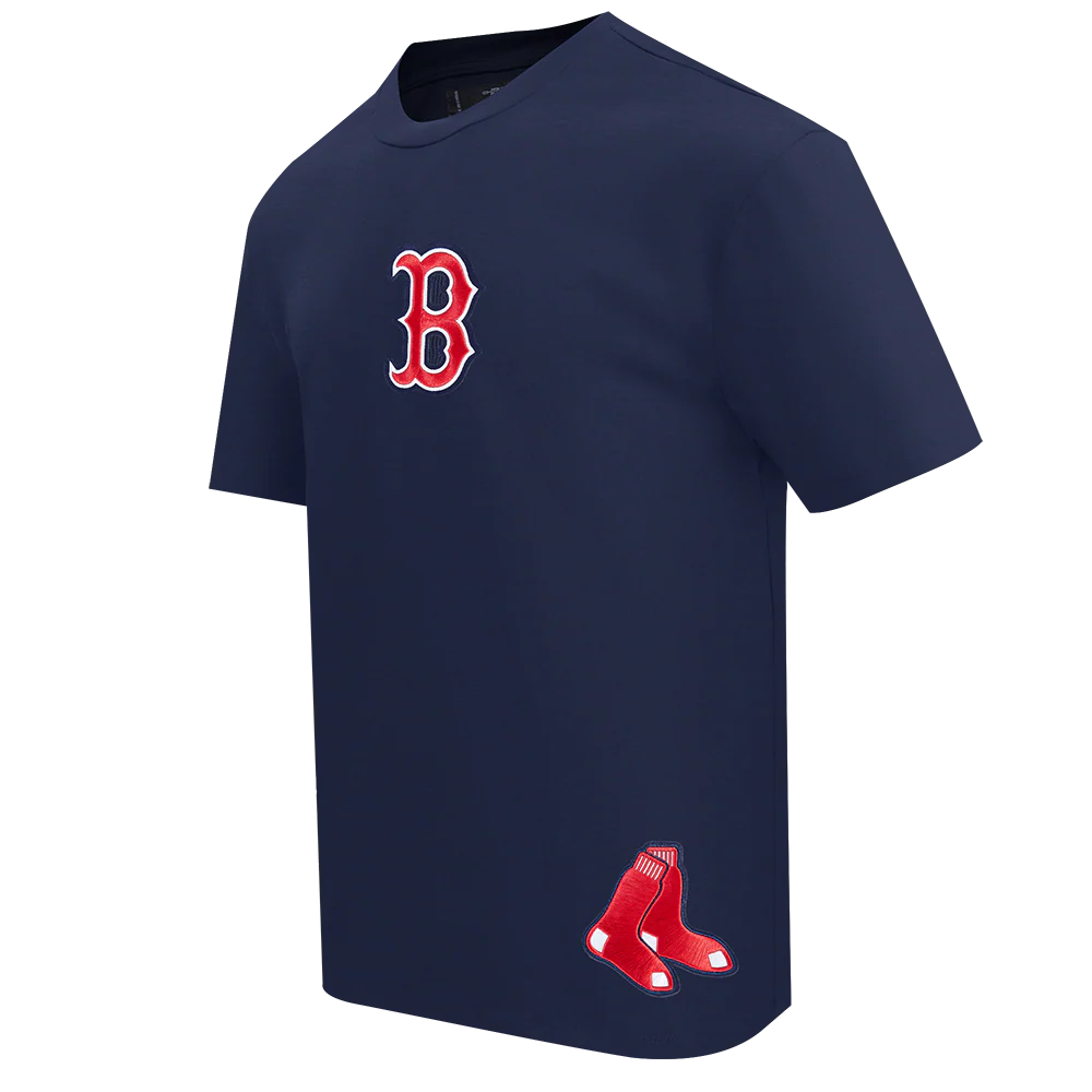 MLB BOSTON RED SOX WINGSPAN MEN'S CJ DROP SHOULDER TEE (MIDNIGHT NAVY) - Image 3