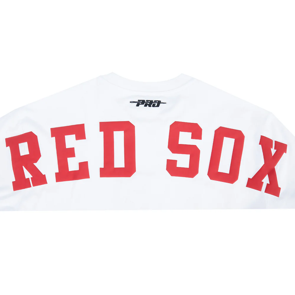 MLB BOSTON RED SOX WINGSPAN MEN'S CJ DROP SHOULDER TEE (WHITE) - Image 7