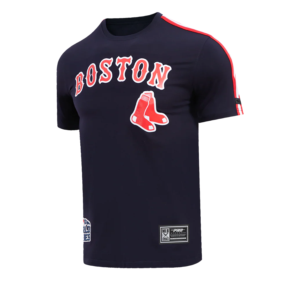 MLB BOSTON RED SOX LOGO PRO TEAM MEN'S TAPING TOP (MIDNIGHT NAVY/RED) - Image 2