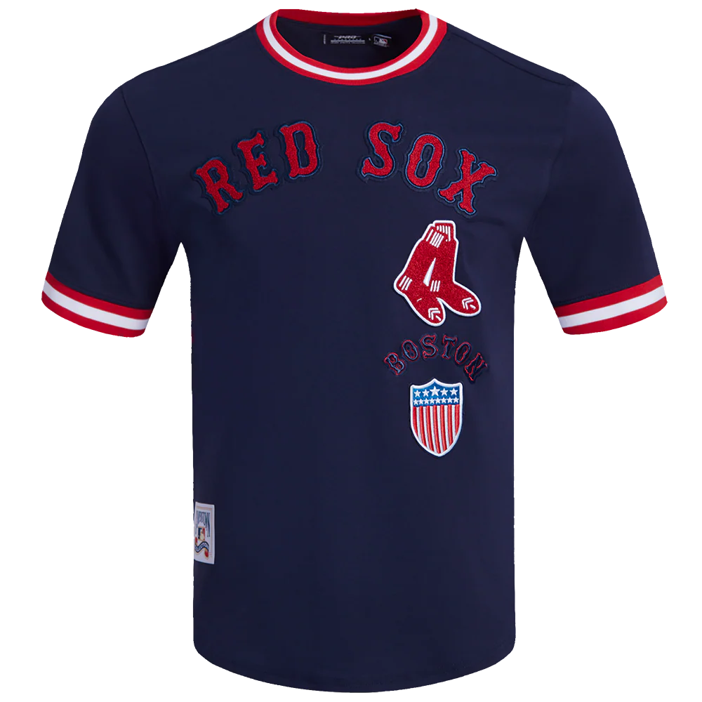 MLB BOSTON RED SOX RETRO CLASSIC MEN'S TOP (MIDNIGHT NAVY/RED/MIDNIGHT NAVY)