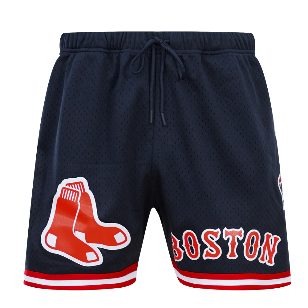 MLB BOSTON RED SOX MESH MEN'S SHORT (MIDNIGHT NAVY/RED)