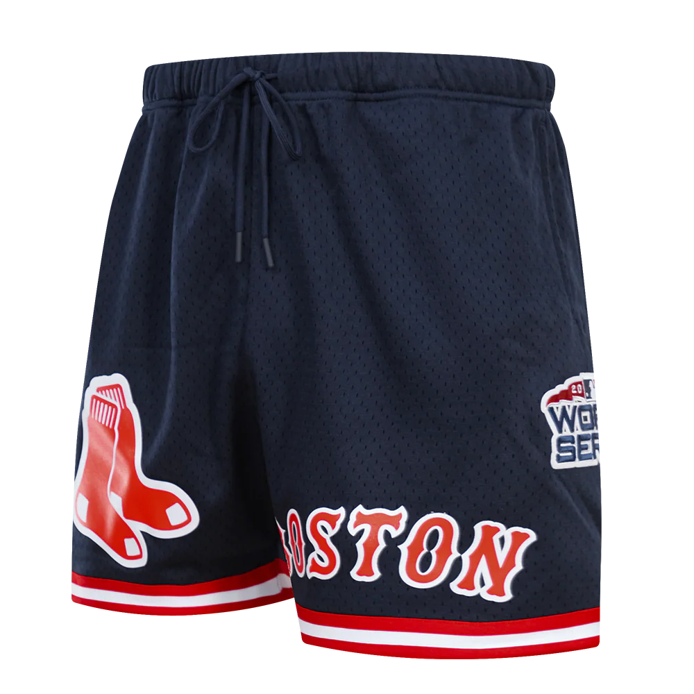 MLB BOSTON RED SOX MESH MEN'S SHORT (MIDNIGHT NAVY/RED) - Image 2