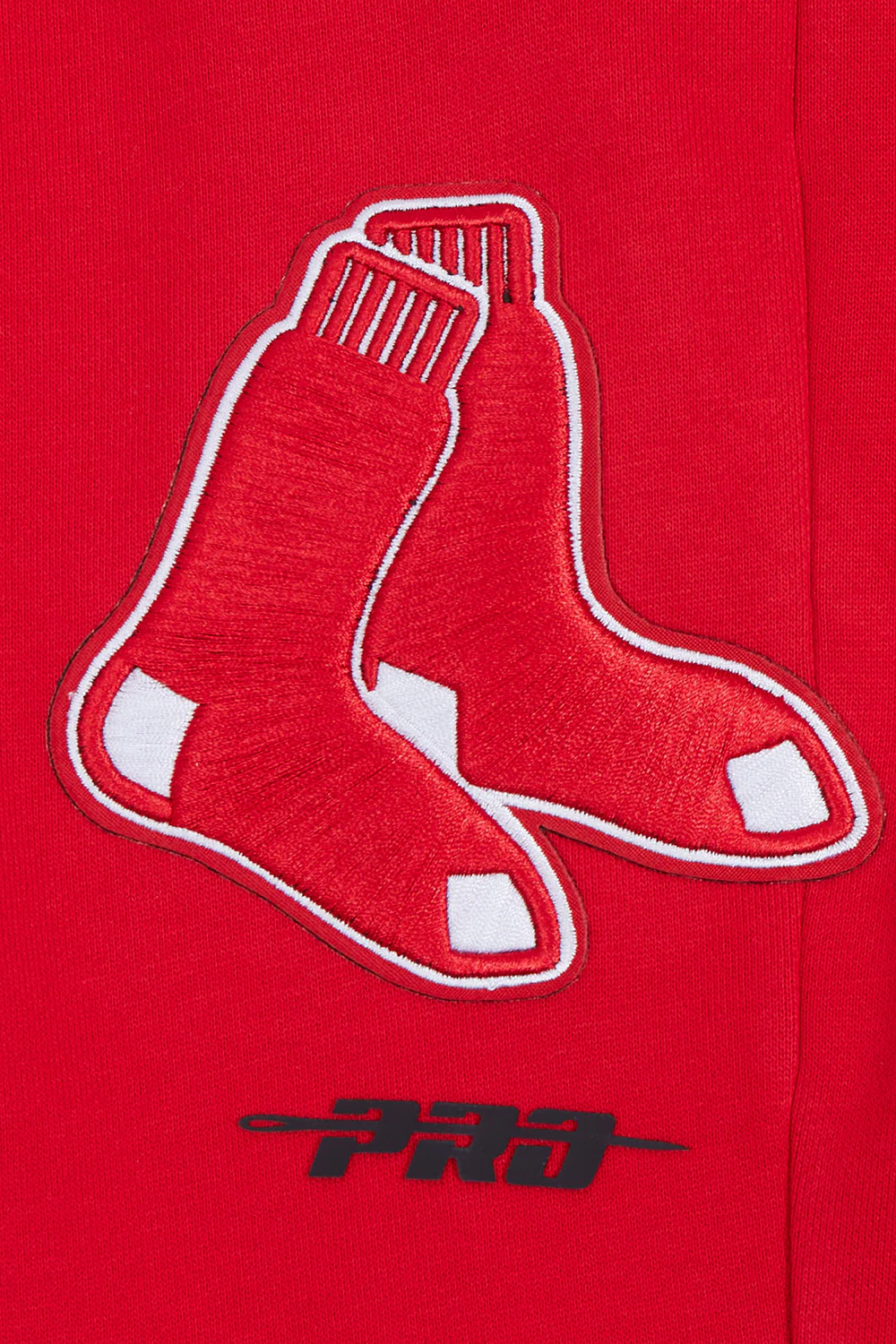 MLB BOSTON RED SOX SCRIPT TAIL MEN'S RIB FLEECE SWEATPANT (RED/MIDNIGHT NAVY/RED) - Image 5