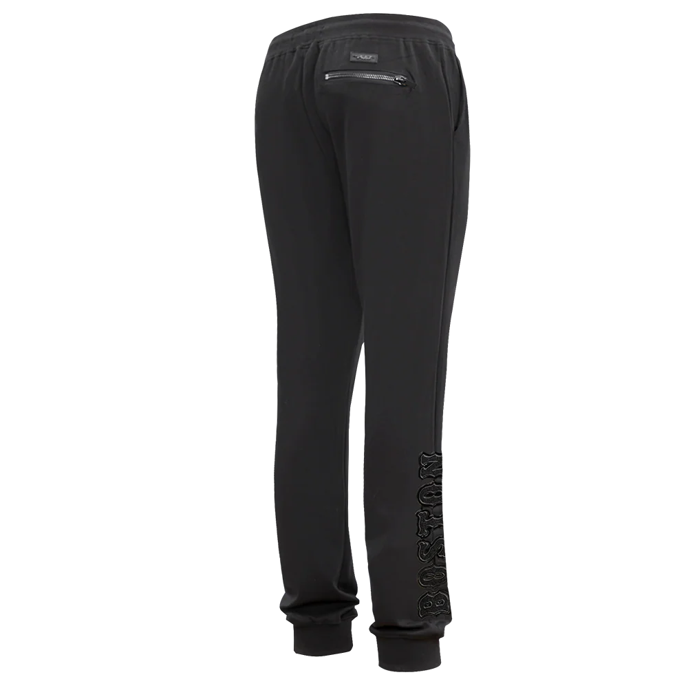 MLB BOSTON RED SOX TRIPLE BLACK MEN'S JOGGER (TRIPLE BLACK) - Image 3