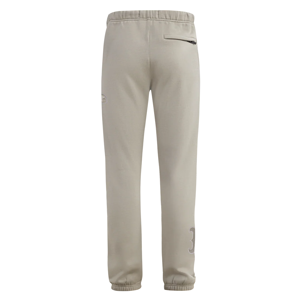 MLB BOSTON RED SOX NEUTRAL MEN'S FLEECE SWEATPANT (TAUPE) - Image 4