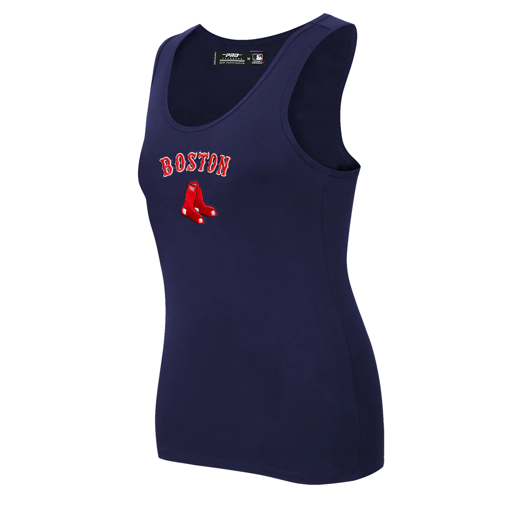 MLB BOSTON RED SOX CLASSIC WOMEN'S RELAXED FIT RACERBACK (MIDNIGHT NAVY) - Image 2