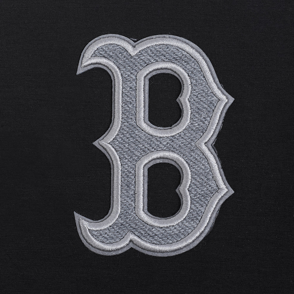 MLB BOSTON RED SOX REVERSE FRENCH TERRY WOMEN'S BODYCON DRESS (BLACK) - Image 6