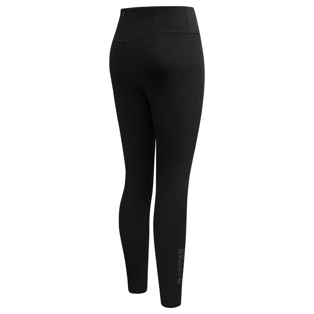 MLB BOSTON RED SOX NEUTRAL WOMEN'S JERSEY LEGGING (BLACK) - Image 3
